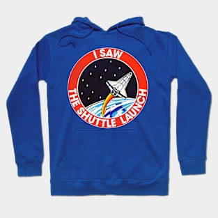 I Saw the Shuttle Launch Vintage 80s Souvenir Hoodie